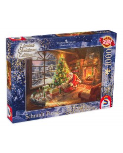Puzzle Schmidt de 1000 piese - Thomas Kinkade Santa's Special Delivery
