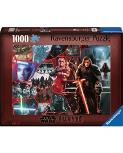 Puzzle Ravensburger din 1000 piese -Războiul Războiului Stelelor: Kylo Ren