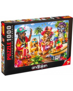 Puzzle Anatolian de 1000 piese - Tropical party