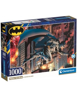 Puzzle Clementoni din 1000 piese - Batman în acțiune