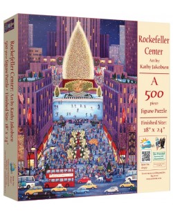 Puzzle SunsOut din 500 de piese - Rockerfeller Center