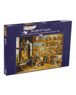 Puzzle Bluebird de 1000 piese - The Art Collection of Archduke Leopold Wilhelm in Brussels, 1652