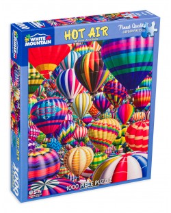 Puzzle White Mountain de 1000 piese - Hot Air Balloons