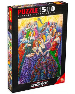 Puzzle Anatolian de 1500 piese - Sala romantica de bal