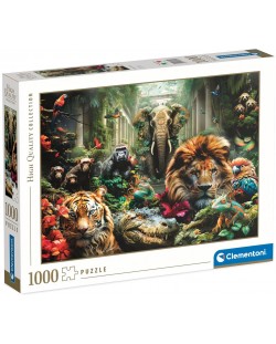 Puzzle  Clementoni din 1000 piese - Junglă mistică