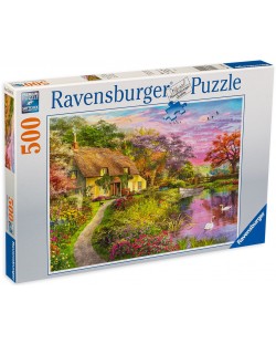Puzzle Ravensburger de 500 piese - Casa in provincie