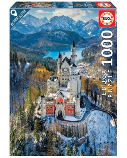 Puzzle Educa din 1000 de piese - Castelul Neuschwanstein
