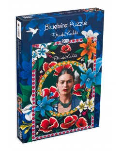 Puzzle Bluebird de 2000 piese - Frida Kahlo