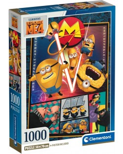 Puzzle Clementoni din 1000 piese - Despicable me 4