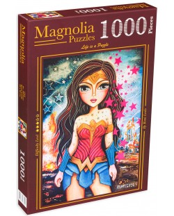 Puzzle Magnolia din 1000 de piese - Femeia-minune