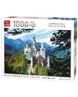 Puzzle King de 1000 piese - Neuschwanstein Castle