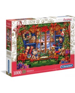 Puzzle Clementoni de 1000 de piese - Magazin retro de Crăciun