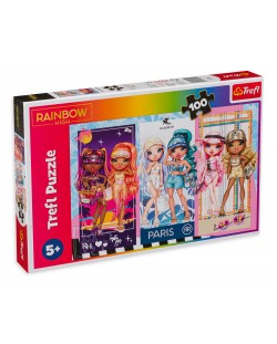 Puzzle Trefl din 100 de piese - Păpușile Rainbow