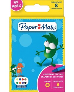 Creioane de colorat Paper Mate Kids - 8 culori
