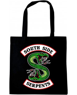 Geanta de cumparaturi Logoshirt Television: Riverdale - South Side Serpents	