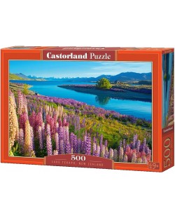 Puzzle Castorland din 500 de piese - Lacul Tekapo, Noua Zeelandă