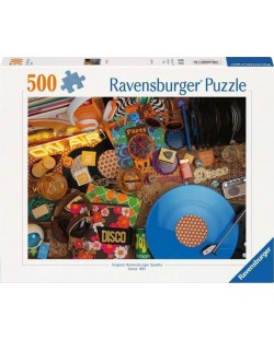 Puzzle Ravensburger  din  500 piese - Salut vinil!