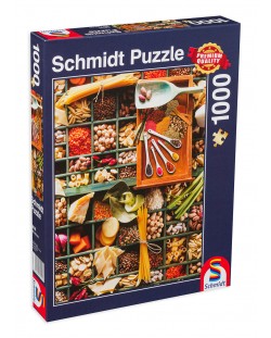 Puzzle Schmidt de 1000 piese - Condimente exotice