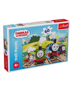 Puzzle Trefl din 60 de piese - Thomas călătorind