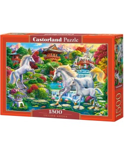 Puzzle Castorland din 1500 de piese - Grădina unicornilor
