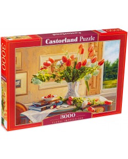 Puzzle Castorland 3000 de piese - Flori pe masă