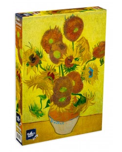 Puzzle Black Sea Lite de 1000 de piese - Floarea soarelui, Vincent van Gogh