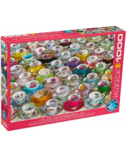 Puzzle Eurographics de 1000 piese - Colectie de cescute pentru ceai