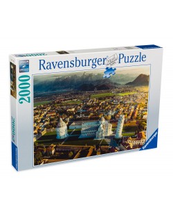 Puzzle Ravensburger din 2000 de piese - Pisa în Italia