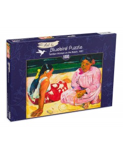 Puzzle Bluebird de 1000 piese - Tahitian Women on the Beach, 1891