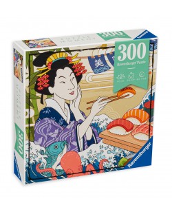 Puzzle Ravensburger din 300 XXL de piese - Sushi