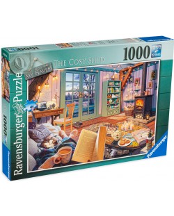 Puzzle Ravensburger din 1000 de piese - The Cosy Shed