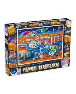 Puzzle Master Pieces din 100 de piese - Misiune la Marte