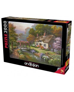 Puzzle Anatolian de 3000 piese - Casa cu trandafiri