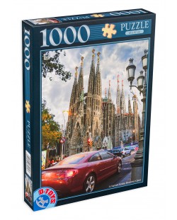 Puzzle D-Toys de 1000 piese - Basilica Sagrada Família, Spania