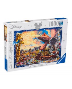 Puzzle Ravensburger de 1000 piese - Regele Leu