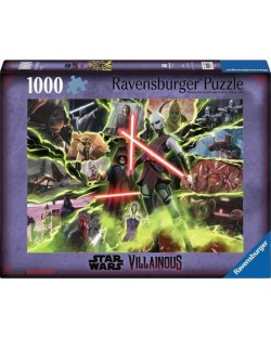 Puzzle Ravensburger din 1000 piese - Războiul Războiului Stelelor: Asajj Ventress