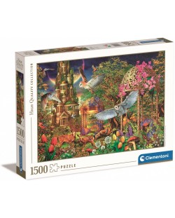 Puzzle Clementoni din 1500 piese - Grădina fanteziilor pădurii