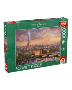 Puzzle Schmidt de 1000 piese - Paris - orasul iubirii, Thomas Kinkade