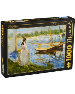 Piese  D-Toys de 1000 piese - The  Banks of the Seine at Argenteuil