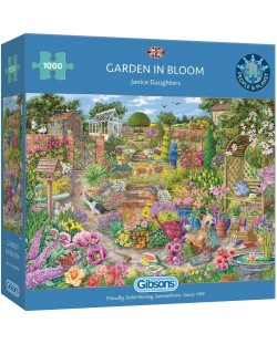 Gibsons 1000 piese puzzle - Grădină înfloritoare