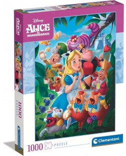 Puzzle Clementoni de 1000 de piese - Alice în Țara Minunilor