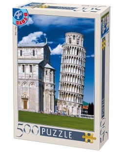 Puzzle D-Toys de 500 piese - Tour de Pise