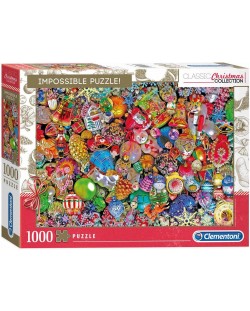 Puzzle Clementoni de 1000 de piese - Crăciun fericit