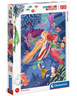 Puzzle Clementoni de 180 piese- Mermaids 