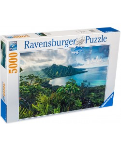 Puzzle Ravensburger din 5000 de piese - Priveliști hawaiene