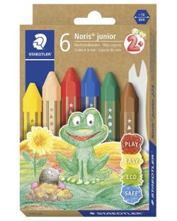 Creioane colorate Staedtler Noris Junior - 6 culori