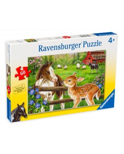 Puzzle Ravensburger de 60 piese - Vecini noi