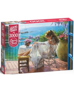 Puzzle Cherry Pazzi din 2000 de piese - Frumusețea și marea