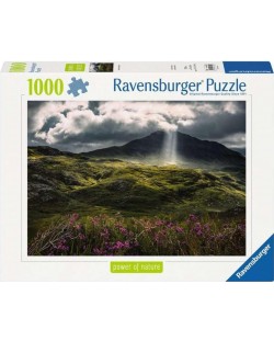 Puzzle Ravensburger din 1000 de piese  - Munții misterioși