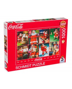 Puzzle de 1000 de piese Schmidt - Moș Crăciun și Coca Cola